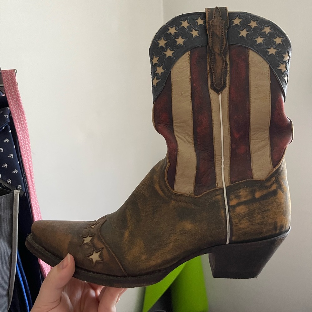 Dan Post American Flag Boots Women’s 10